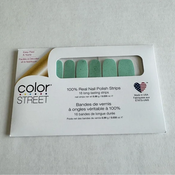 *Retired* Color Street: Tranquil Waters | Turquouse Glitter Sea Ocean Spring - Picture 3 of 16